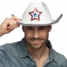 Sobrero vaquero blanco estrella rodeo USA