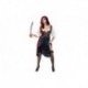 Disfraz corsaria azul piratesa pirata talla ML mujer