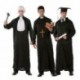Disfraz juez, cura y graduado hombre 3 en 2