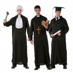 Disfraz juez, cura y graduado hombre 3 en 2
