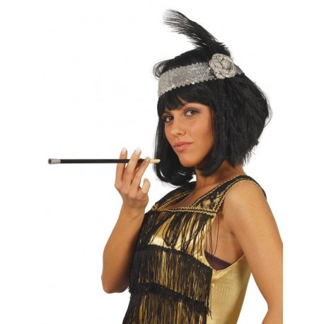 Boquilla charleston 28 cm cabaret años 20 cigarro