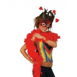 Boa pluma rojo 180 mt 90 gr