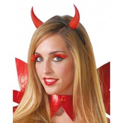 Cuernos diablo rojos demonio