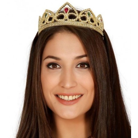 Tiara princesa oro corona fiona medieval