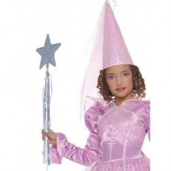 Varita plata hada 53 cm purpurina