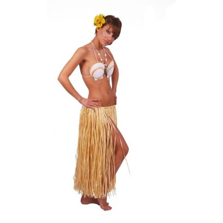 Falda hawaiana paja 75 cm