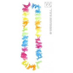 Collar hawaino multicolor brillante