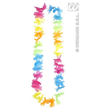 Collar hawaino multicolor brillante