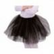 Tutu infantil negro 31 cm para niña
