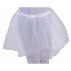 Tutu infantil blanco 31 cm para niña