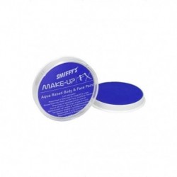 Maquillaje azul neon al agua face body paint