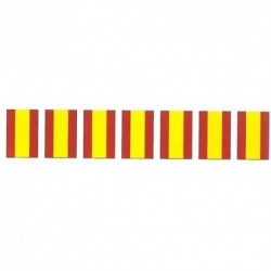 Bandera españa plastico 50 metros 30x20 cm