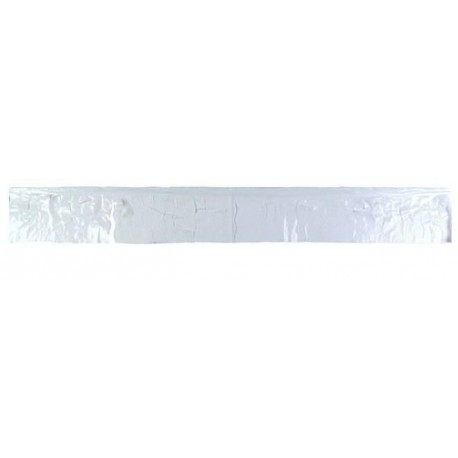 Guirnalda flecos plastico blanco 25m