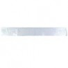 Guirnalda flecos plastico blanco 25m