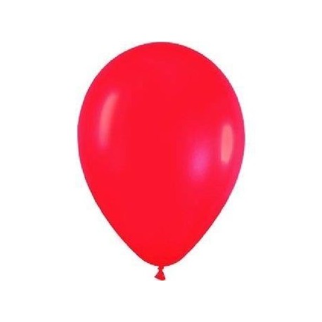 Globo rojo fashion solido r-5 12,5 cm 100 uds sempertex