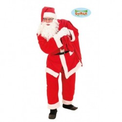 Disfraz Papa noel terciopelo extra talla L 52-54 adulto