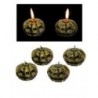 Velas calabazas terror 4 ud