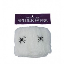 Tela de araña blanca 40 gr telaraña artificial halloween