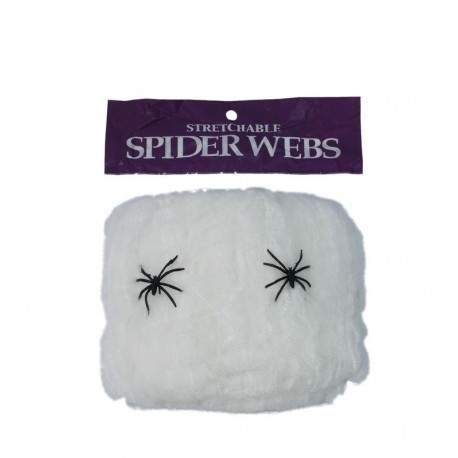 Tela de araña blanca 40 gr telaraña artificial halloween