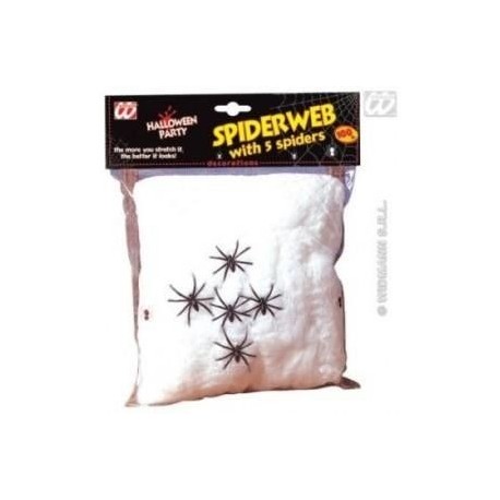 Tela de araña blanca 100grs