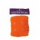 Tela de araña artificial naranja 60 gr halloween