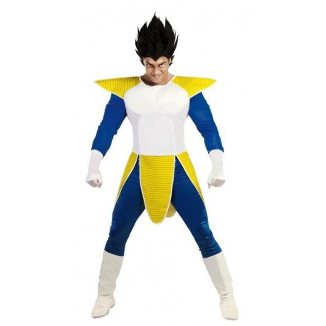 DISFRAZ SAMURAI ESPACIAL VEGETA HOMBRE TALLAS M L o XL