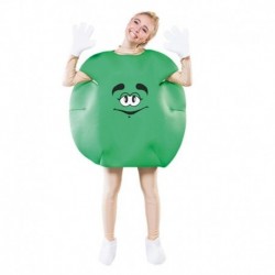 Disfraz dulce verde lacasito MMS emanems adulto