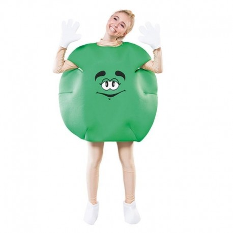 Disfraz dulce verde lacasito MMS emanems adulto