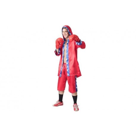 Disfraz boxeador campeon rocky talla ML hombre