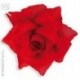 Broche rosa roja 10 cm 2434b