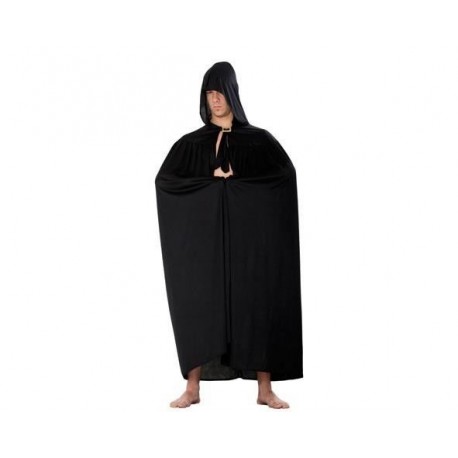 Capa con capucha punto negra halloween