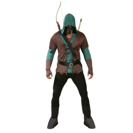 Disfraz arquero arrow flecha verde hombre