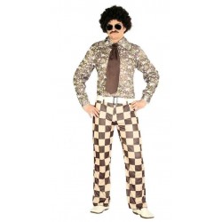 Disfraz brady años 70 80 ligon disco hombre