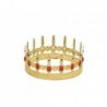 Corona rey mago medieval metalica profesional 2435