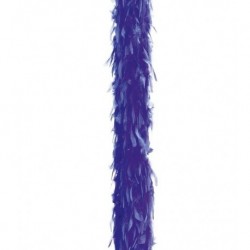 Boa azul 40 gr fina 180 cm pluma