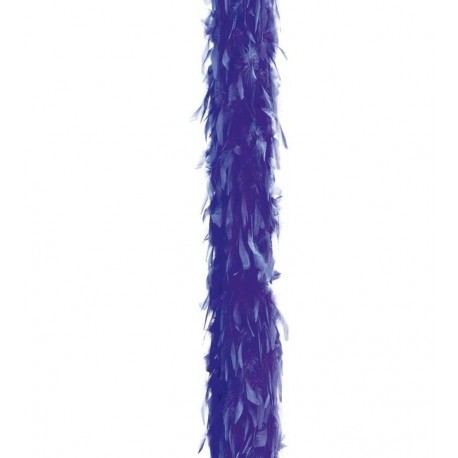 Boa azul 40 gr fina 180 cm pluma