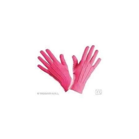 Guantes cortos rosas payaso 1464p
