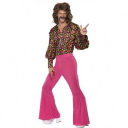 Disfraz Hippie hombre añoas 60 lujo tallas