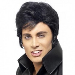 Peluca elvis negra original