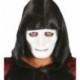 Careta blanca plastico terror para halloween