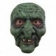 Mascara bruja verde maligna para halloween