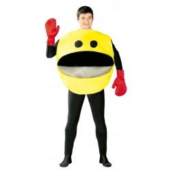 Disfraz comilon comecocos amarillo para hombre