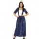 Disfraz dama medieval talla L adulto princesa azul