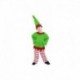 Disfraz gnomo verde rayas rojas talla 10-12