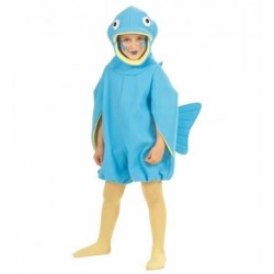 Disfraz pez azul 3-5 años infantil