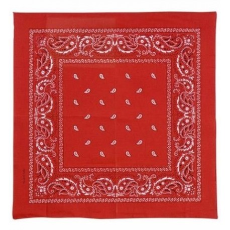 Pañuelo vaquero rojo bandana oeste