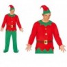 Disfraz elfo rojo ayundate de santa talla L 52-54
