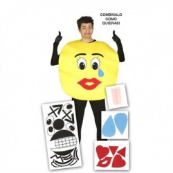 Disfraz emoticono caras personalibles barato L adulto