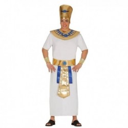 Disfraz faraon blanco ramses talla L adulto 84382