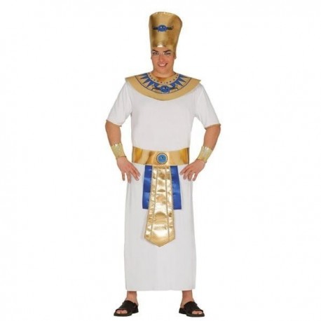 Disfraz faraon blanco ramses talla L adulto 84382